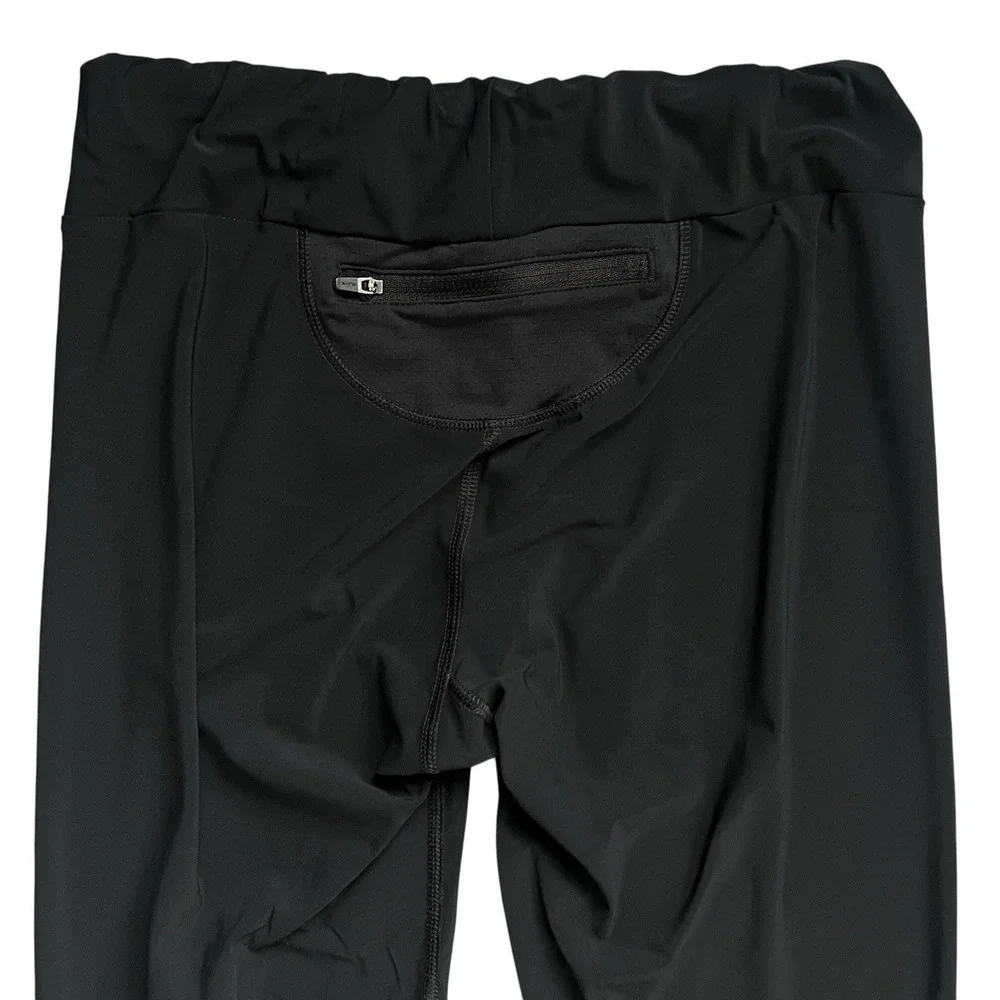 Sweaty Betty Womens Black Capri Leggings Size Small Rear Zipper Pocket